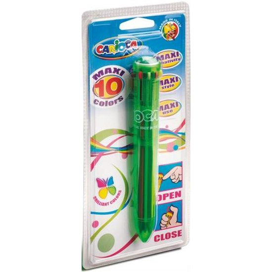 Bolígrafo De 10 Colores