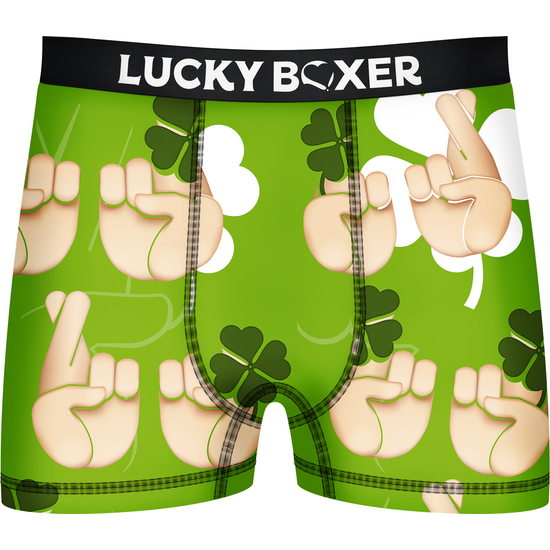 Calzoncillos Lucky Boxer En Color Verde