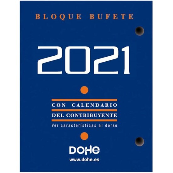 TACO BUFETE CON CALENDARIO 2021