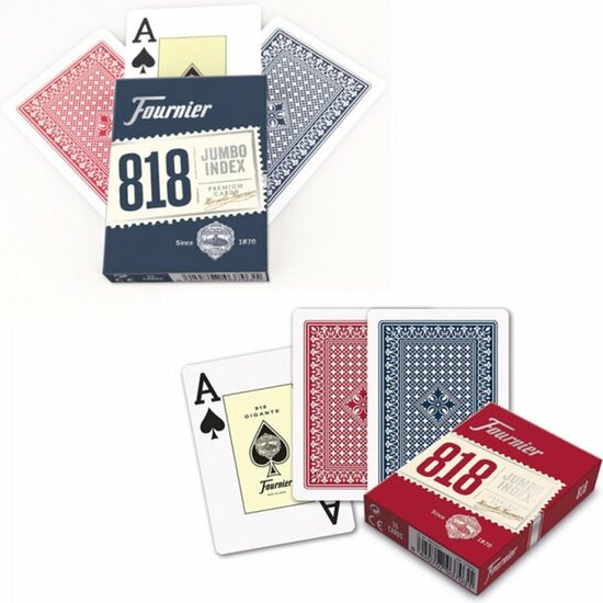 Baraja Poker Ingles 818 - 55 Cartas