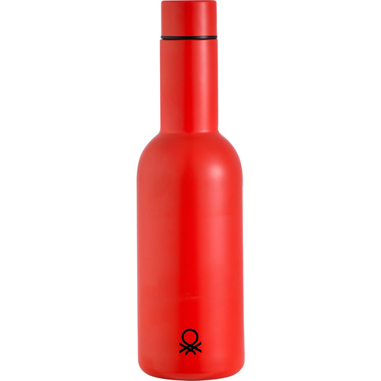 Botella De Agua 550ml Acero Inoxidable Rojo Casa Benetton