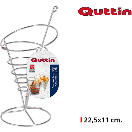 Cucurucho Gourmet 22.5x11cm Quttin
