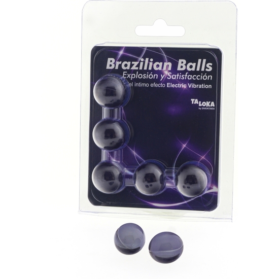 5 Brazilian Balls Explosion De Aromas Gel Excitante Efecto Electric Vibración