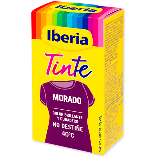 IBERIA TINTE PARA ROPA- MORADO