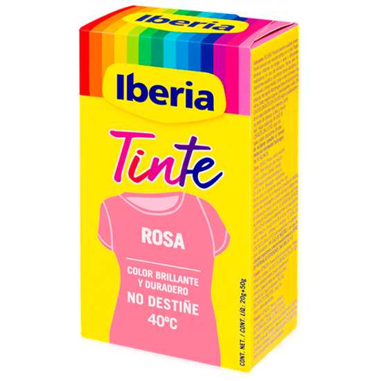 IBERIA TINTE PARA ROPA - ROSA IBERIA