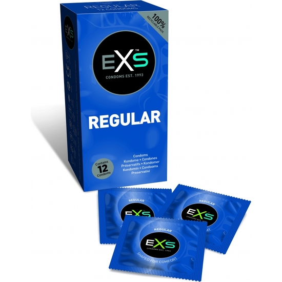 Exs Regular - Preservativos Inoloros -12 Pack