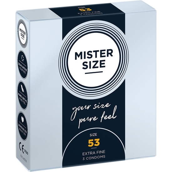 MISTER SIZE 53 (3 PACK) - EXTRA FINO  MISTER SIZE
