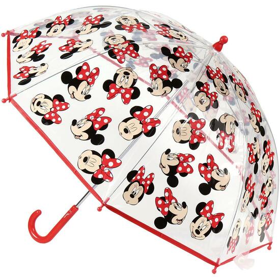 Paraguas Manual Poe Minnie - Rojo - 45cm