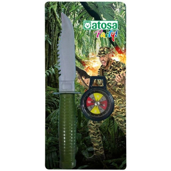 Cuchillo Militar Con Brújula