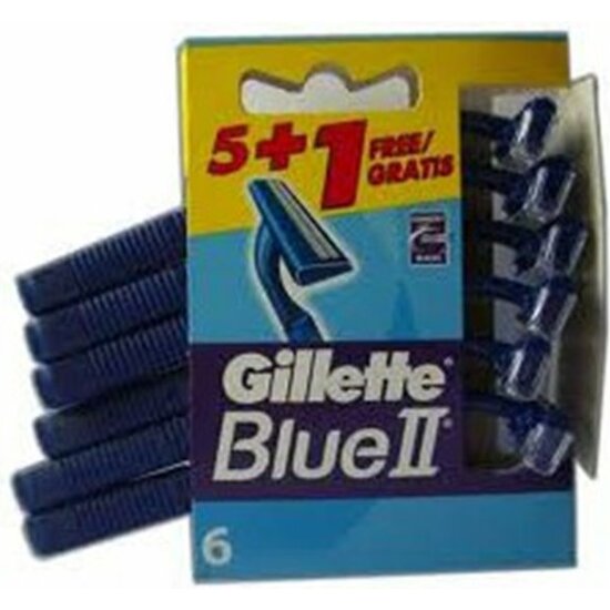 GILLETE BLUE II 5+1 GRATIS MAQUINILLAS DESECHABLE GUILLETTE