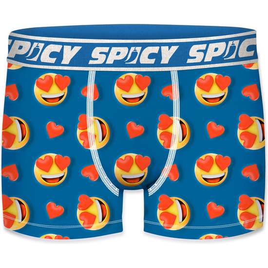 Calzoncillo Boxer Unitario Spicy Para Hombre Emoji