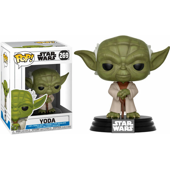 Figura Pop Star Wars Clone Wars Yoda