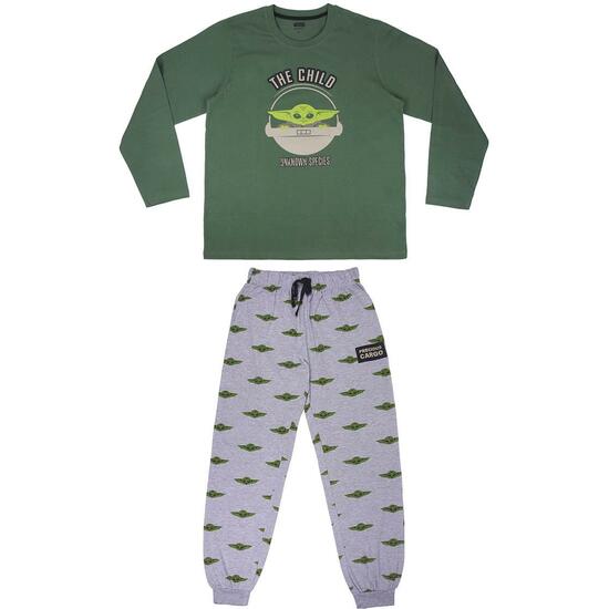 Pijama Largo Single Jersey The Mandalorian The Child
