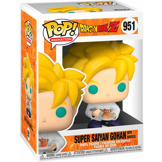 Figura Pop Dragon Ball Z Serie 9 Super Saiyan Gohan With Noodles