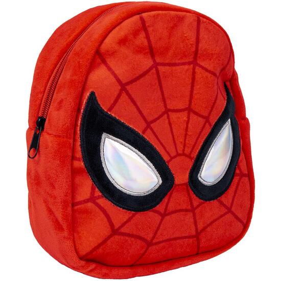 Mochila Guarderia Personaje Peluche Spiderman Red