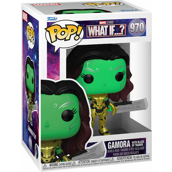 Figura Pop Marvel What If Gamora With Blade Of Thanos