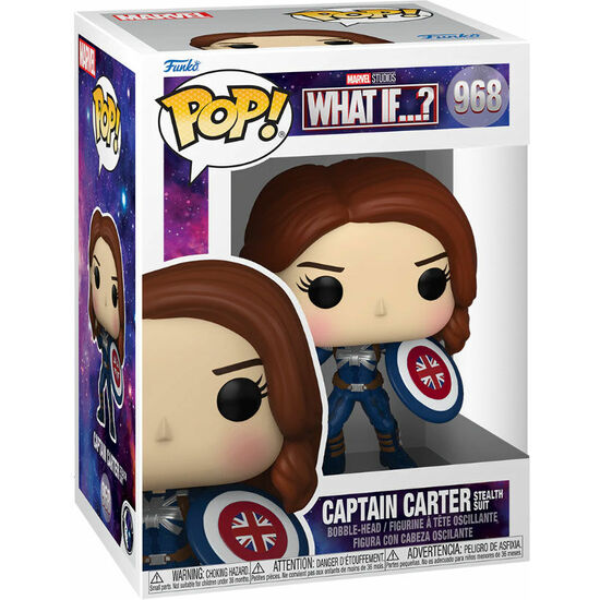 Figura Pop Marvel What If Captain Carter Stealth