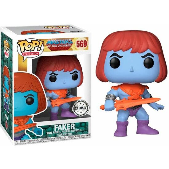 Figura Pop Masters Of The Universe Faker Exclusive