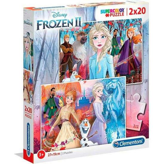 Puzzle 2x20 Pzas. Frozen Ii