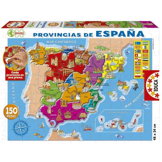 Puzzle 150 Pzas. Provincias España