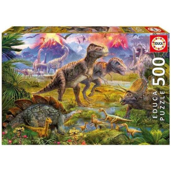 Puzzle 500 Pzas.encuentro Dinosauri