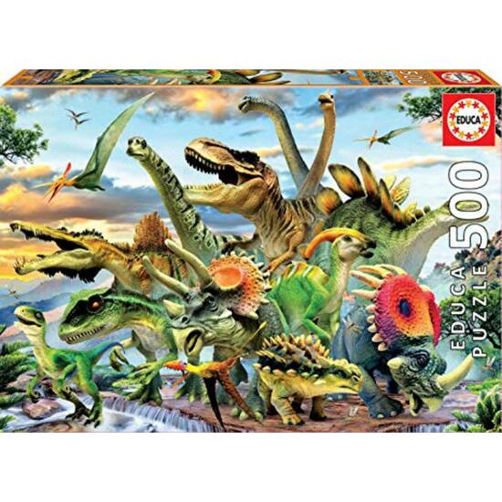 Puzzle 500 Pzas. Dinosaurios