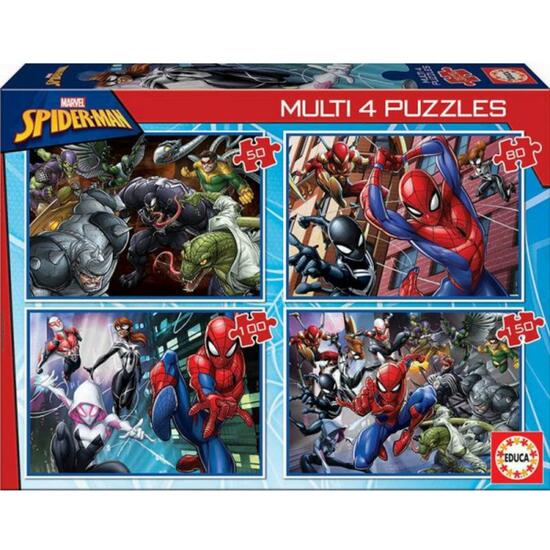 Spiderman Multipuzzle 4 - 50 A 150 Pzas