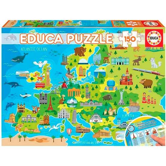 Puzzle Educa 150 Pzas Mapa Europa Infant