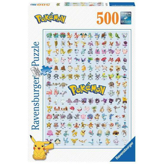 Puzzle 500 Pzas. Los 1ñ 151 Pokemon