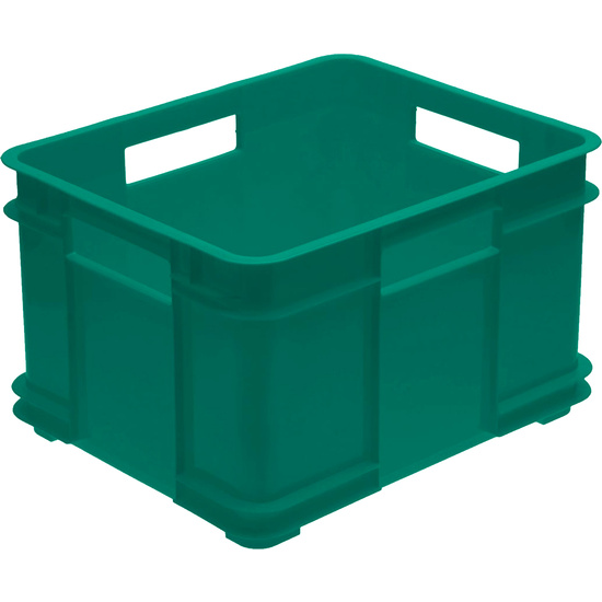 Caja De Almacenaje Xl, Plástico Eco (pp), 43 X 35 X 24 cm, 28 L, Verde
