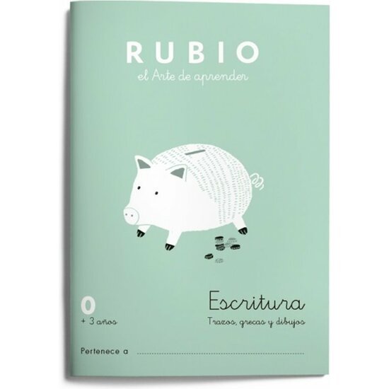 Cuaderno Rubio Escritura N.0