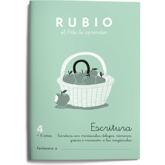 Cuaderno Rubio 4 Escritura