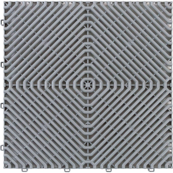 Lámina Para Pavimento Gris Rombo, 39,5x39,5x1,7 Cm (38,5x38,5 Neto); 1m²: 6 Láminas