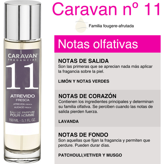 CARAVAN PERFUME DE HOMBRE Nº11 - 150ML