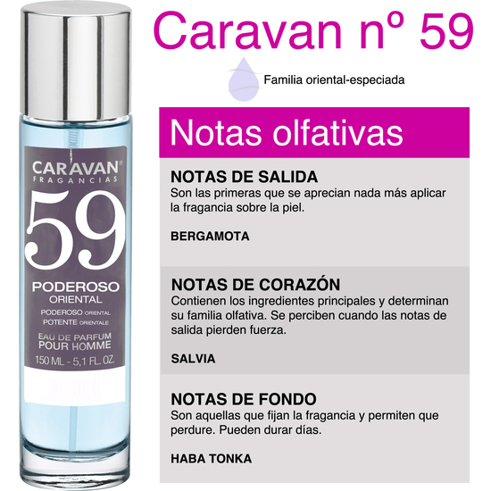 CARAVAN PERFUME DE HOMBRE Nº59 - 150ML.