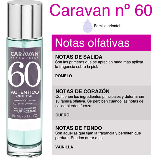 CARAVAN PERFUME DE HOMBRE Nº60 - 150ML.