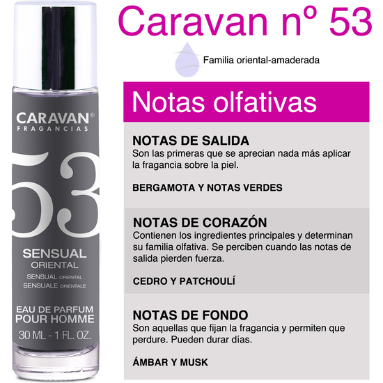 CARAVAN PERFUME DE HOMBRE Nº53 - 30ML.