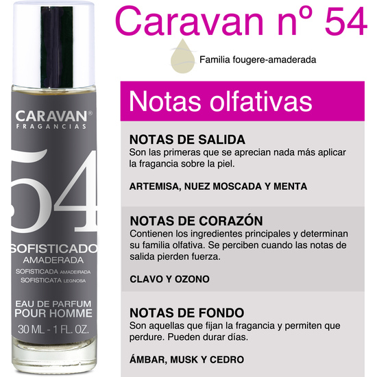 CARAVAN PERFUME DE HOMBRE Nº54 - 30ML.