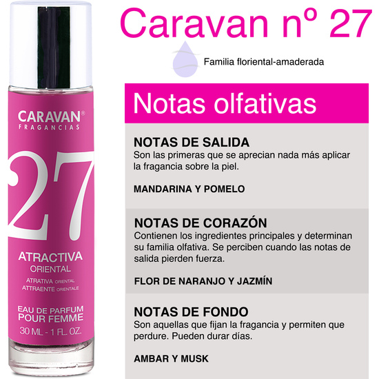 CARAVAN PERFUME DE MUJER Nº27 - 30ML.