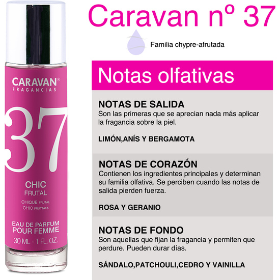CARAVAN PERFUME DE MUJER Nº37 - 30ML.