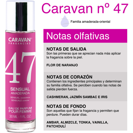 CARAVAN PERFUME DE MUJER Nº47 - 30ML.