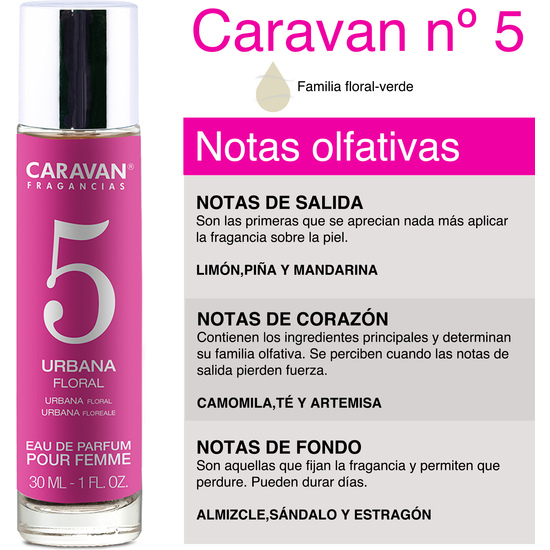 CARAVAN PERFUME DE MUJER Nº5 - 30ML.