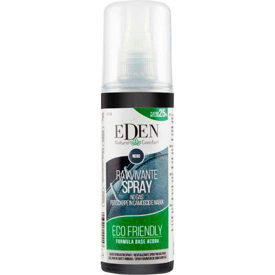 Eden Eco Spray Revitalizador Para Ante Negro, Sin Gas 100ml
