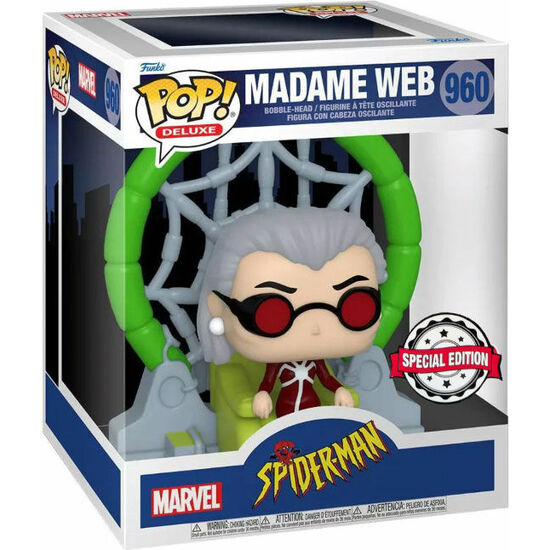 Figura Pop Marvel Spiderman Madame Web Exclusive