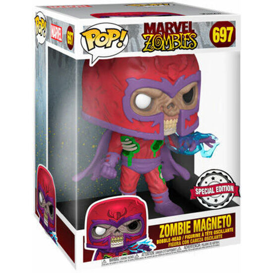 Figura Pop Marvel Zombies Magneto Exclusive 25cm