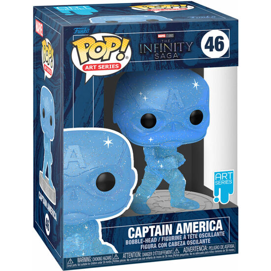 Figura Pop Marvel Infinity Saga Capitan America Blue
