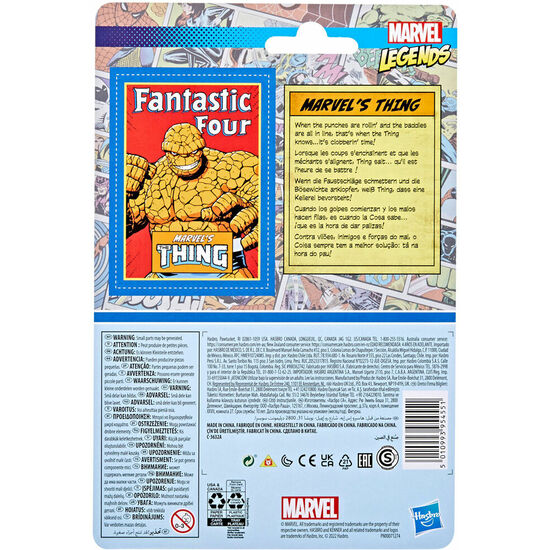 FIGURA THE THING MARVEL RETRO COLLECTION 9CM