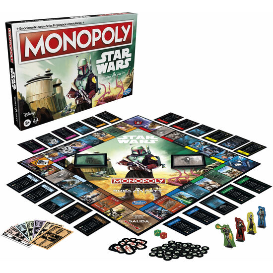 Juego Monopoly Boba Fett Star Wars Español