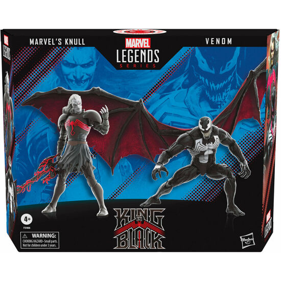 Set 2 Figuras Mavel Knull Y Venom King In Black Marvel Legends 15cm