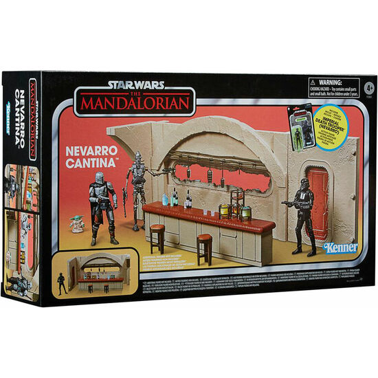 Escenario Nevarro Cantina + Figura Imperial Death Trooper Mandalorian Star Wars